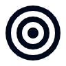 Icon of a target