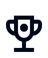 Icon of your future trophy for reaching the top